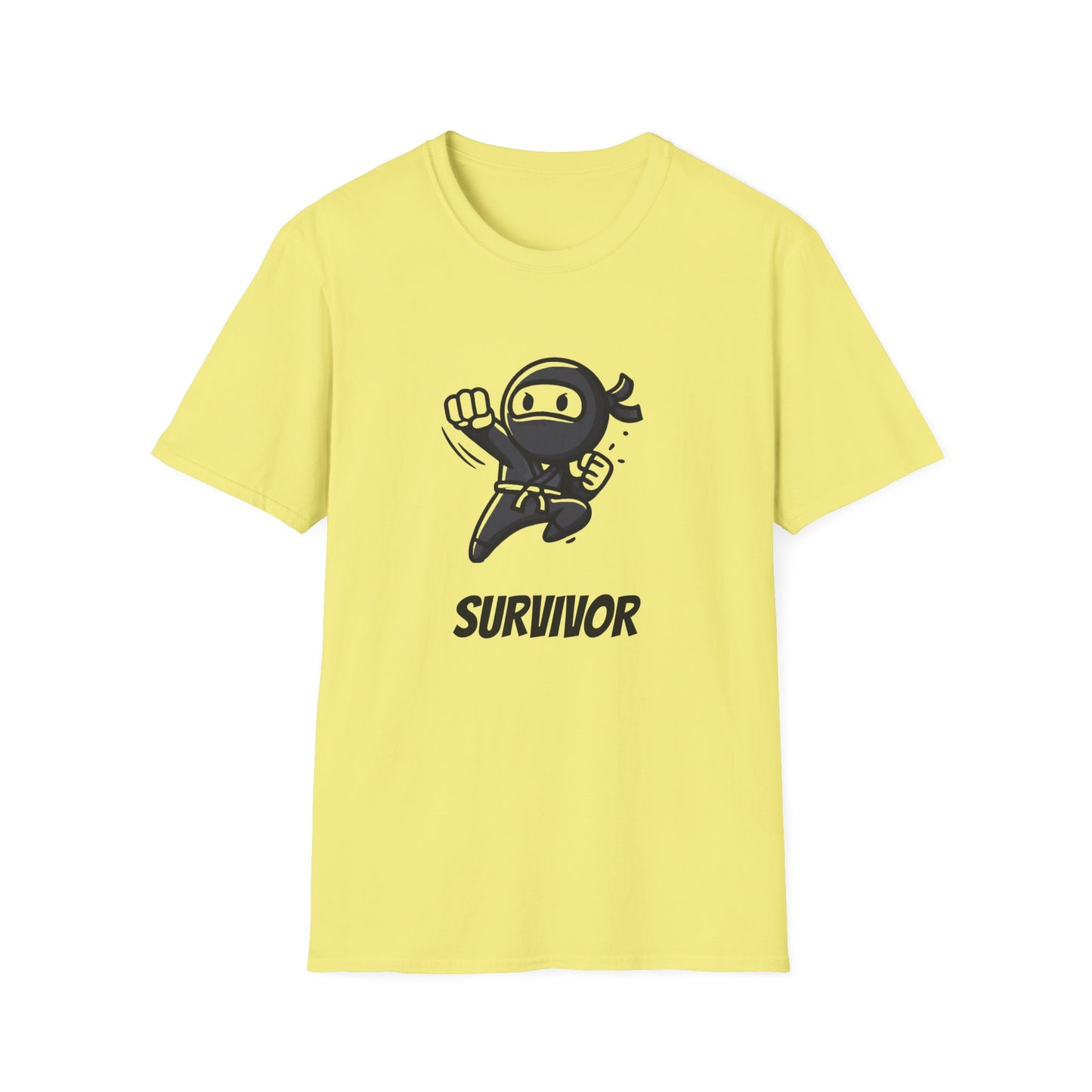 Ninja Punch Survivor | Unisex Softstyle T-Shirt