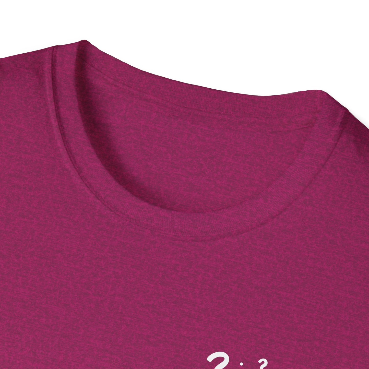 Barney-Style (White Print) | Unisex Softstyle T-Shirt