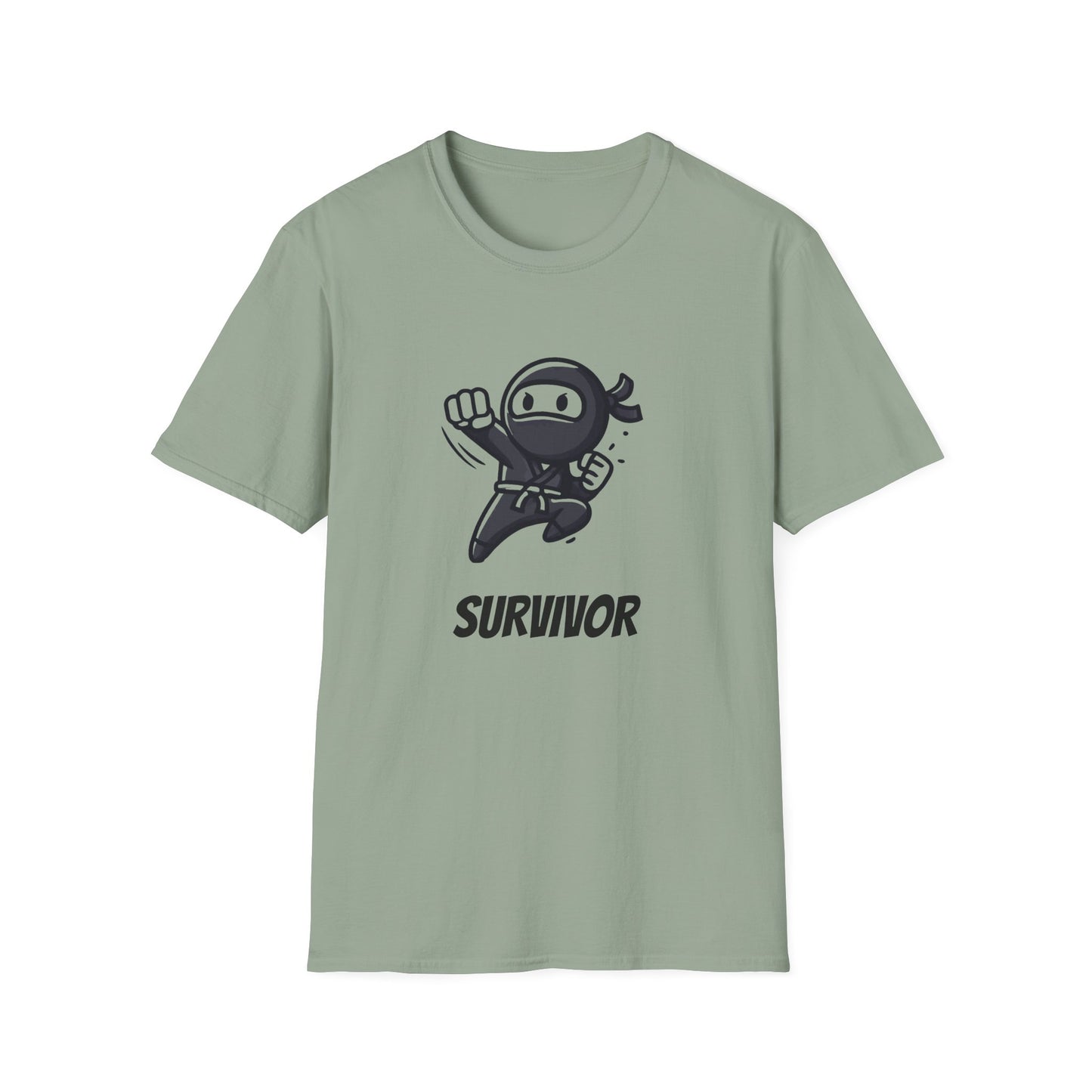 Ninja Punch Survivor | Unisex Softstyle T-Shirt