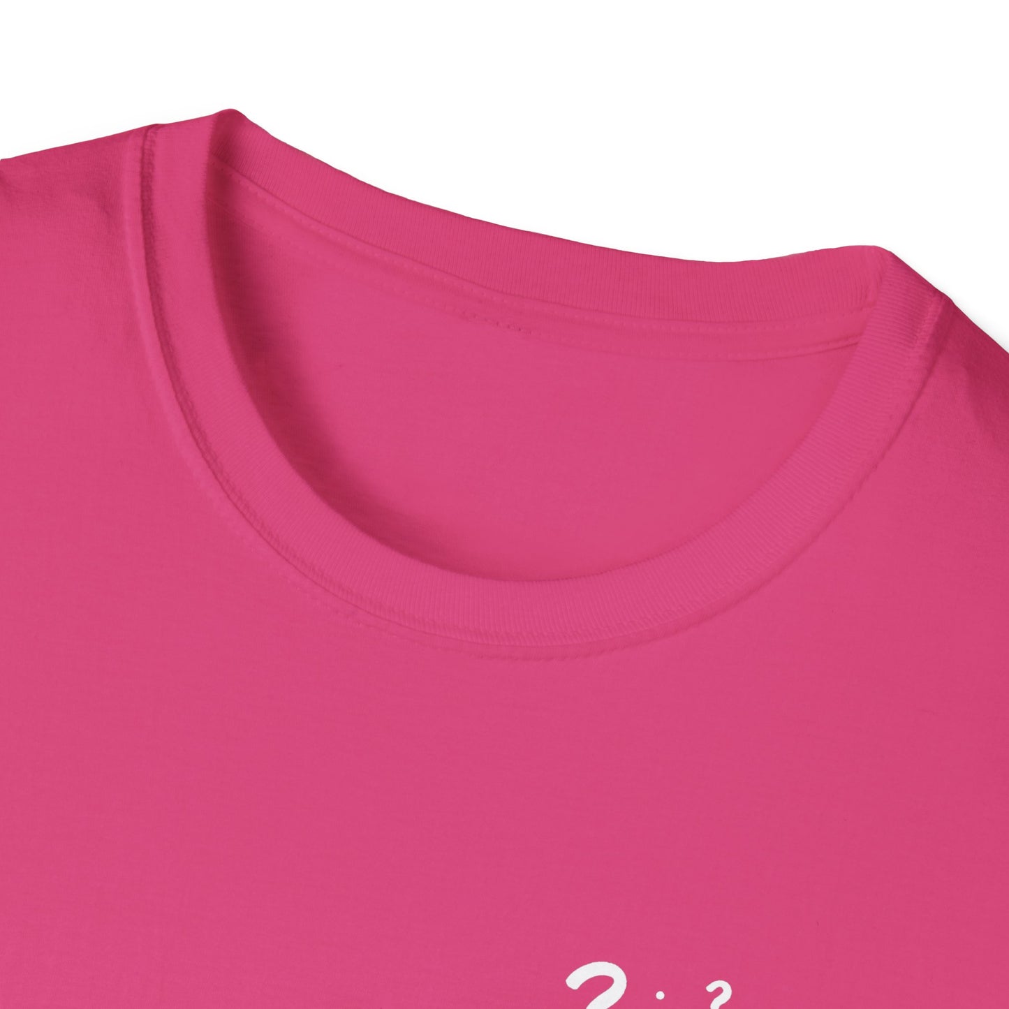 Barney-Style (White Print) | Unisex Softstyle T-Shirt