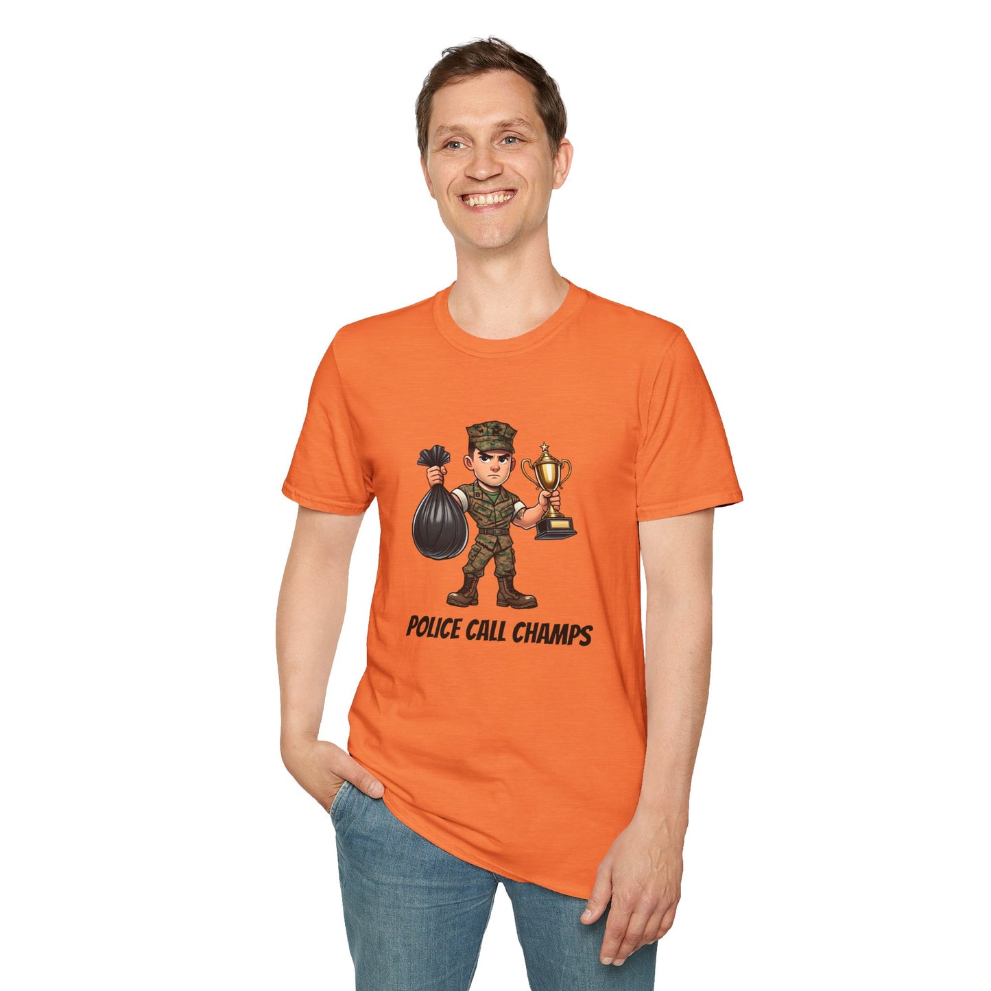 Police Call Champs | Unisex Softstyle T-Shirt