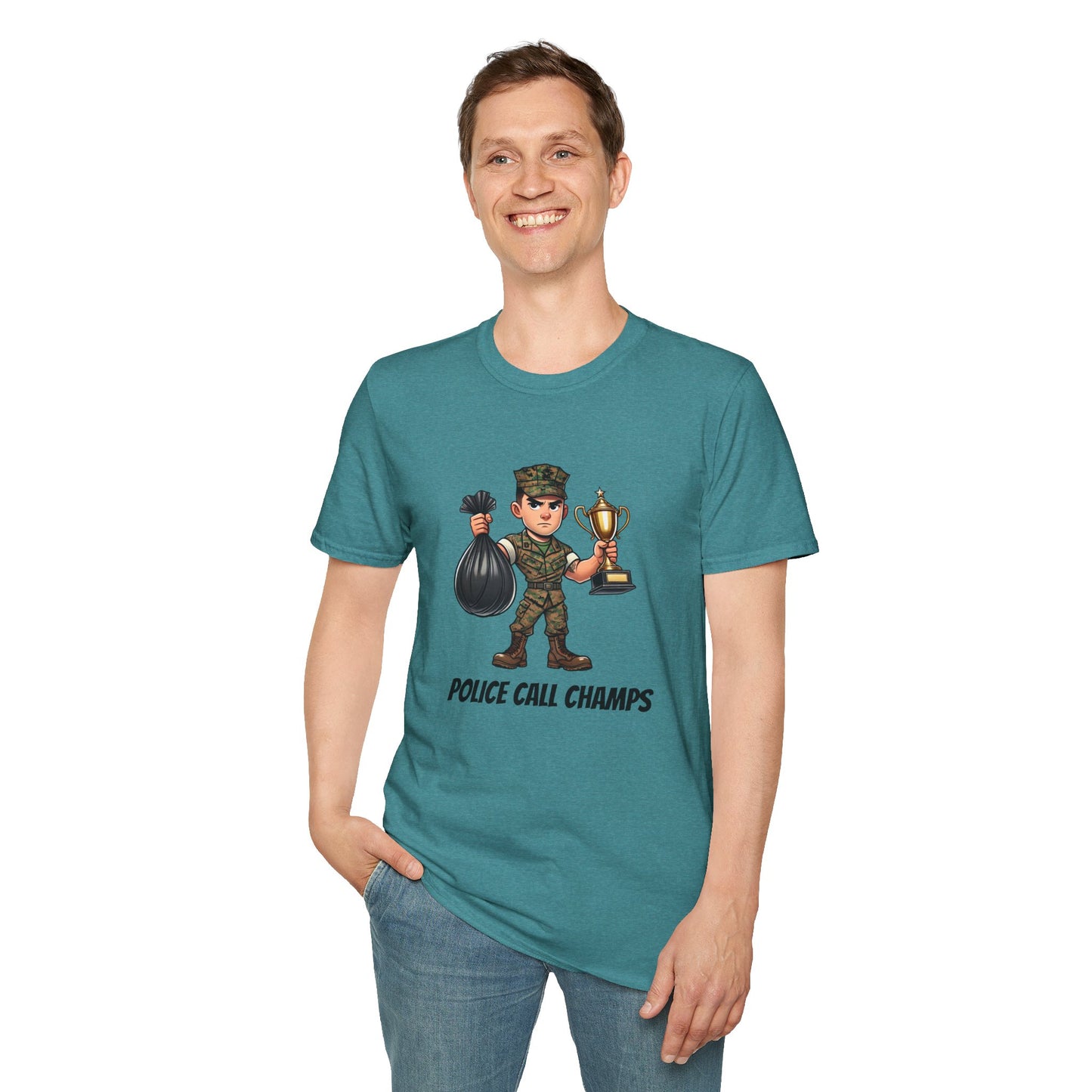 Police Call Champs | Unisex Softstyle T-Shirt