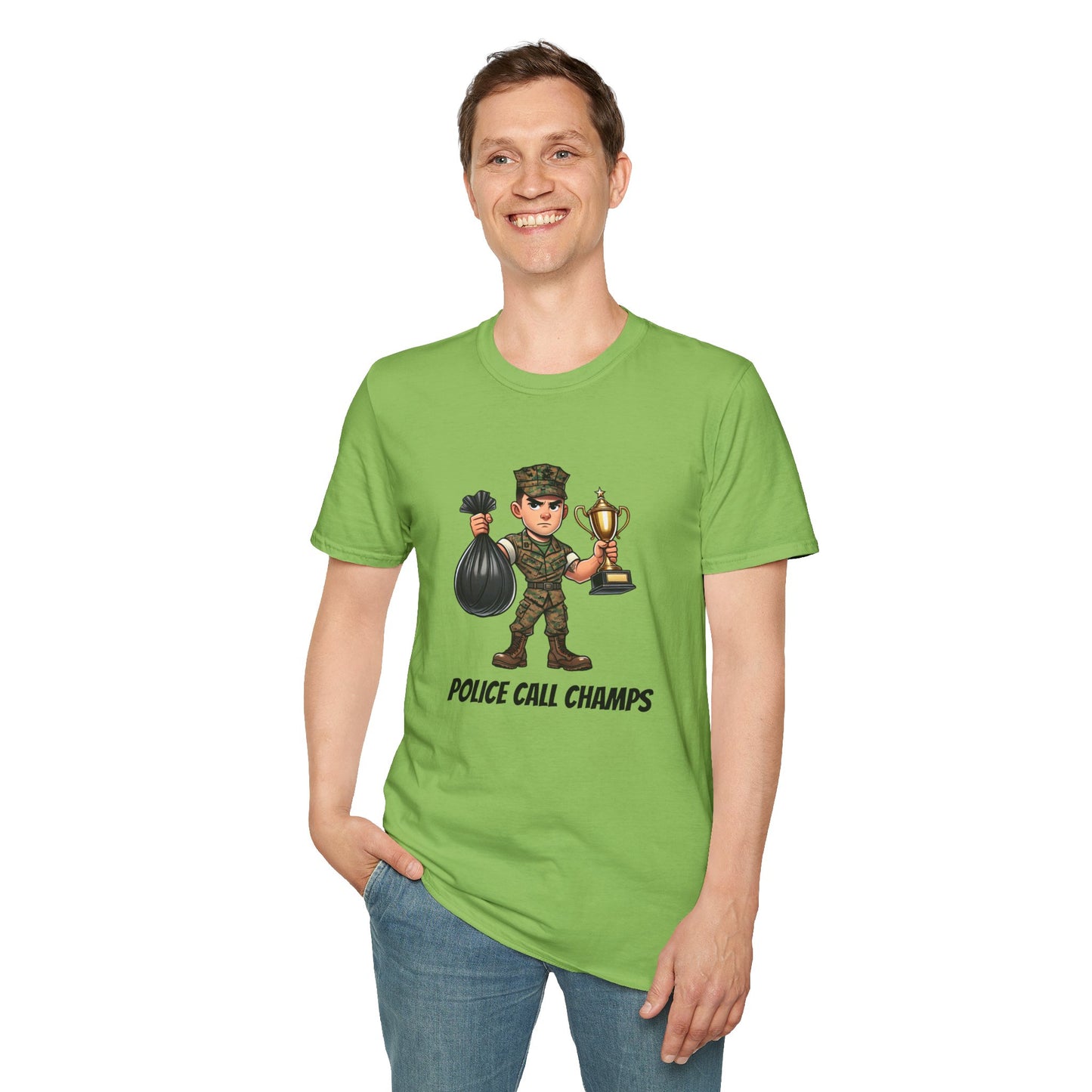 Police Call Champs | Unisex Softstyle T-Shirt