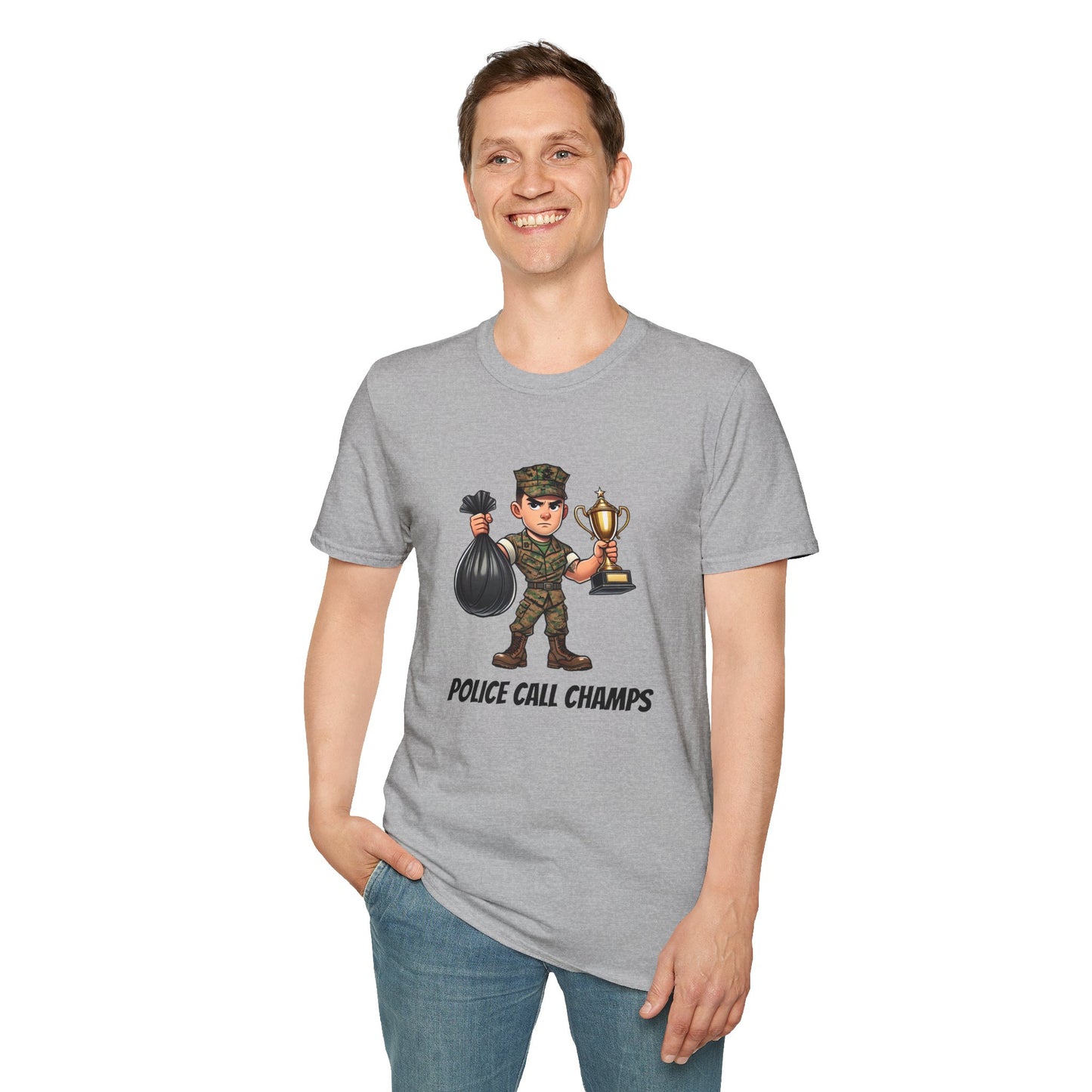 Police Call Champs | Unisex Softstyle T-Shirt