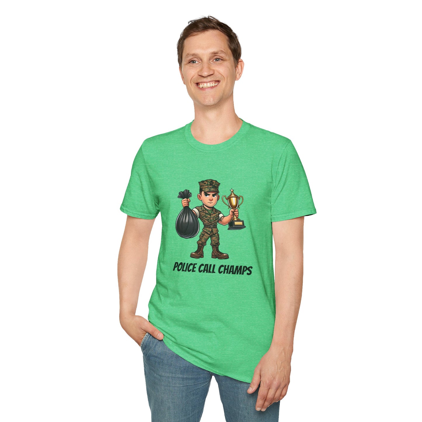 Police Call Champs | Unisex Softstyle T-Shirt
