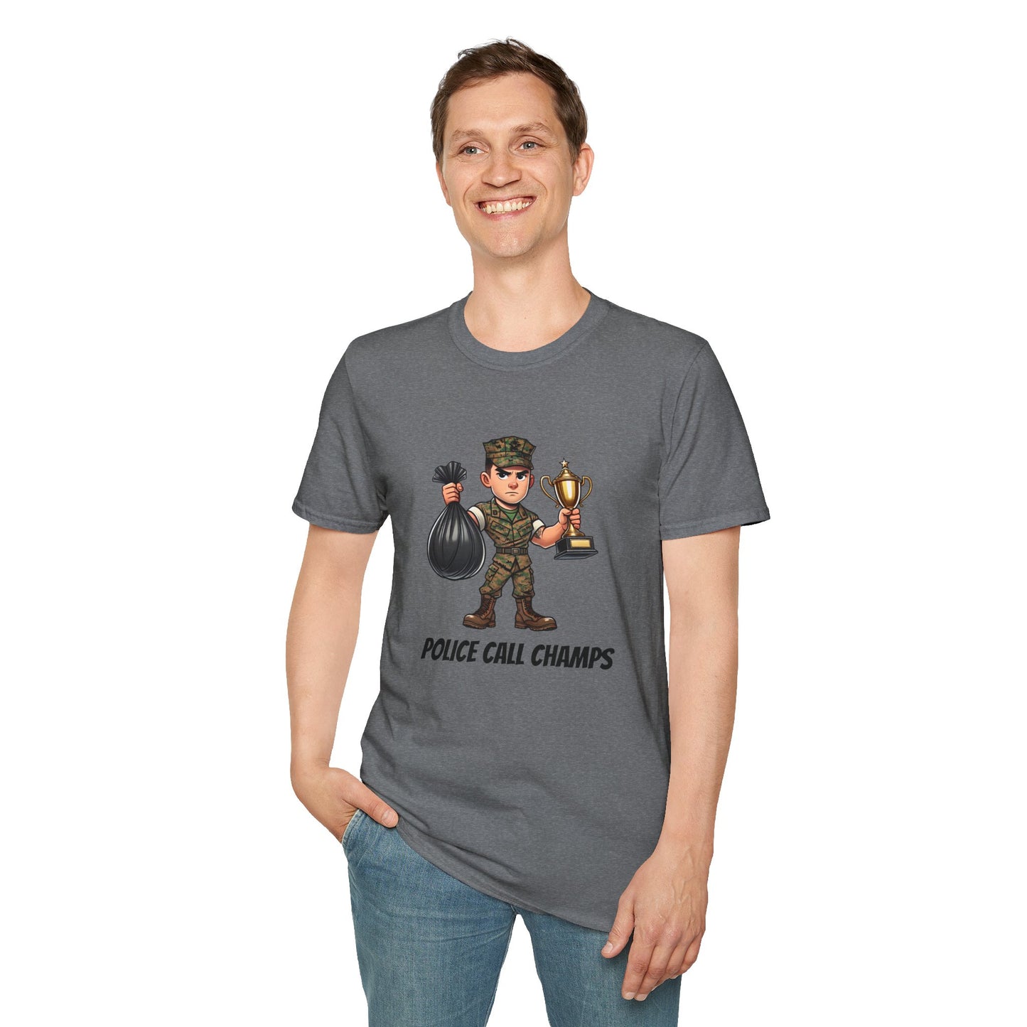 Police Call Champs | Unisex Softstyle T-Shirt