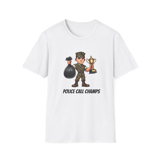 Police Call Champs | Unisex Softstyle T-Shirt
