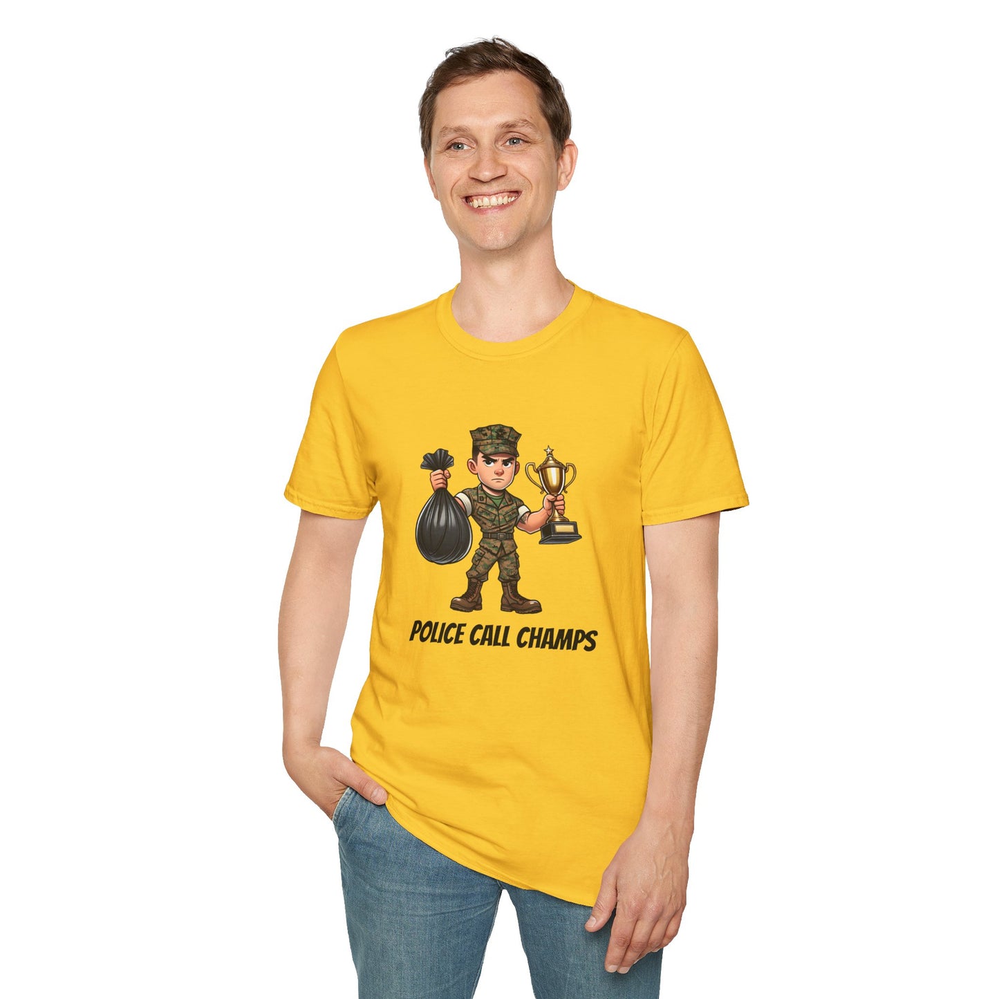 Police Call Champs | Unisex Softstyle T-Shirt