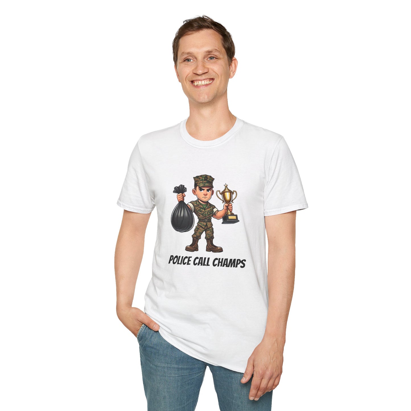 Police Call Champs | Unisex Softstyle T-Shirt