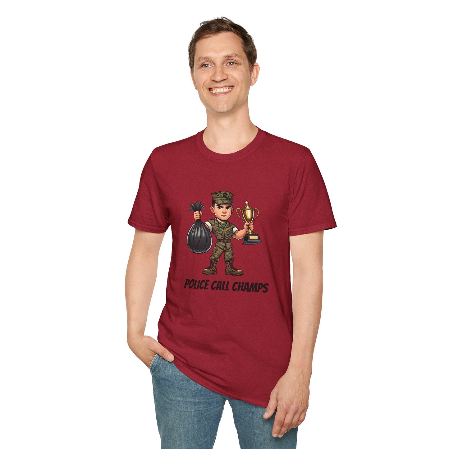 Police Call Champs | Unisex Softstyle T-Shirt