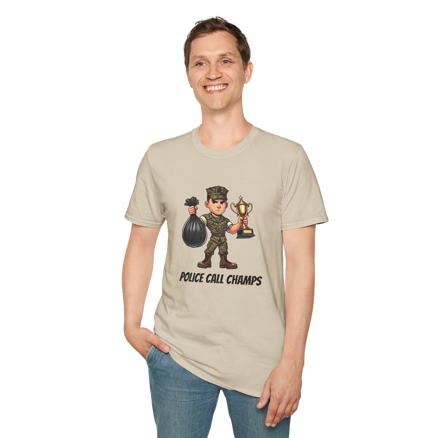 Police Call Champs | Unisex Softstyle T-Shirt