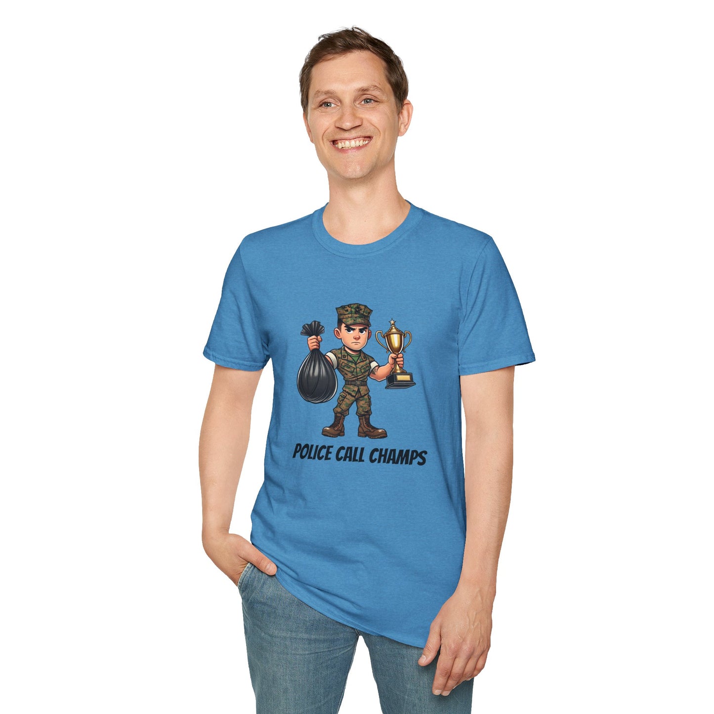 Police Call Champs | Unisex Softstyle T-Shirt